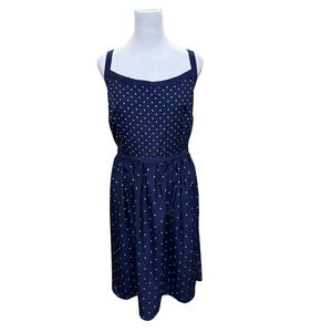 Tommy Hilfiger Polka Dot Fit and Flare Dress Size 14 Adjustable Straps America